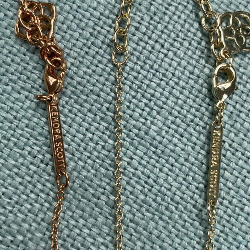 Set Two Kendra Scott Elisa Pendant Necklaces - Picture 5 of 5